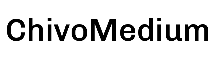 Chivo Medium  font caratteri gratis