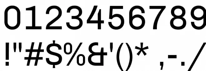 Chivo Font OTHER CHARS