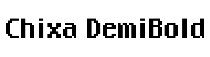 Chixa DemiBold  Descarca Fonturi Gratis