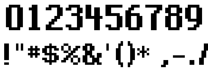 Chixa DemiBold Font OTHER CHARS