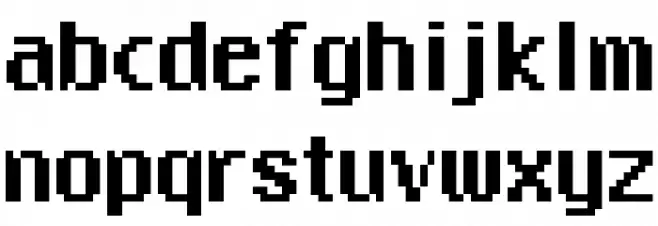 Chixa DemiBold Caratteri MINUSCOLO