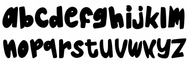 Chizcake फ़ॉन्ट लोअरकेस