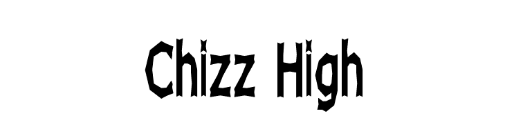 Chizz High  baixar fontes gratis