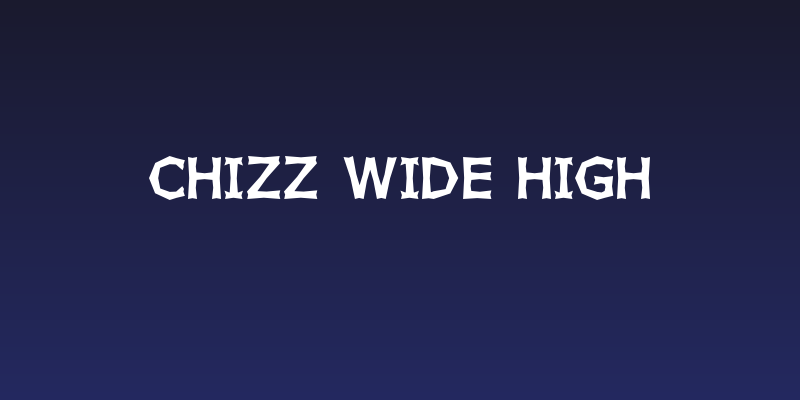 Chizz Wide High Social Header