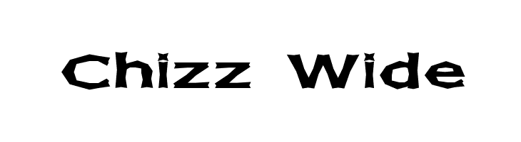 Chizz Wide  font caratteri gratis