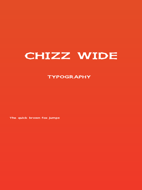 Chizz Wide Poster