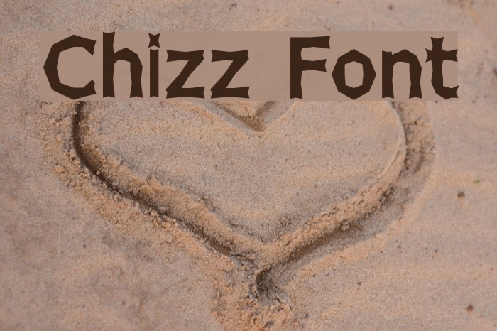 Chizz Fonte examples