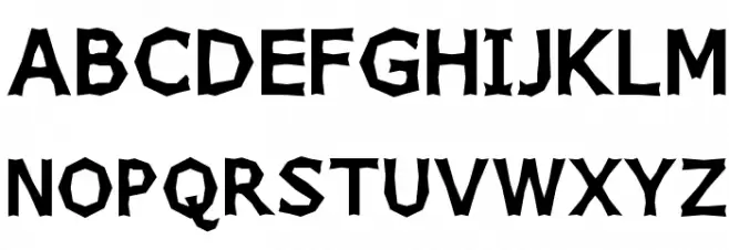 Chizzler Bold フォント 大文字