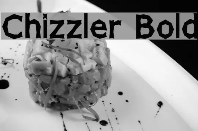 Chizzler Bold Font examples