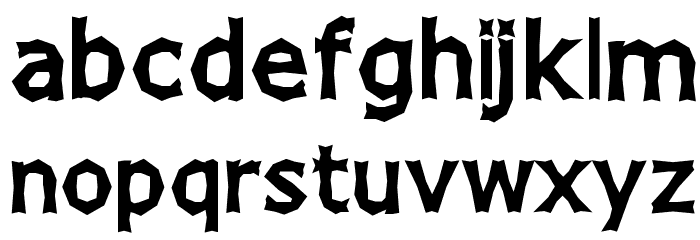 Chizzler Bold Font LOWERCASE