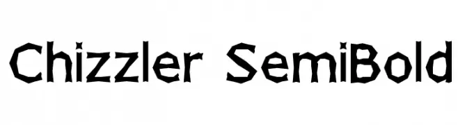 Chizzler SemiBold  baixar fontes gratis