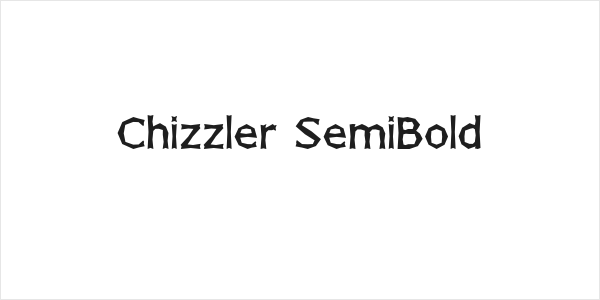 Chizzler SemiBold Logo
