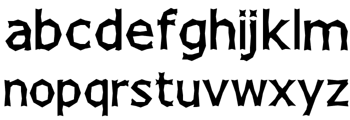 Chizzler SemiBold Font LOWERCASE