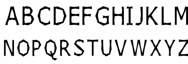 Chizzler Thin フォント 大文字