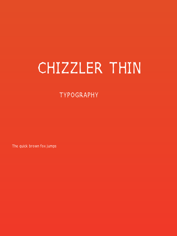 Chizzler Thin Poster