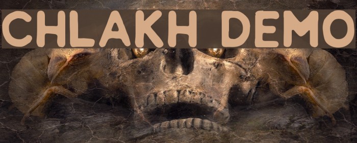 Chlakh Demo Font examples