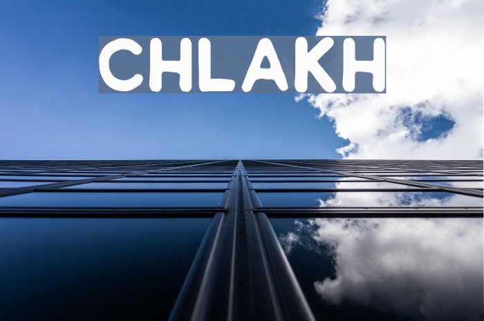 Chlakh Font examples