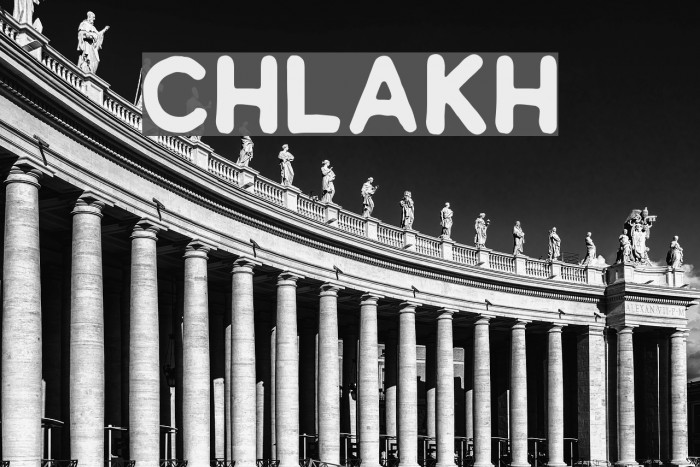 Chlakh Font examples