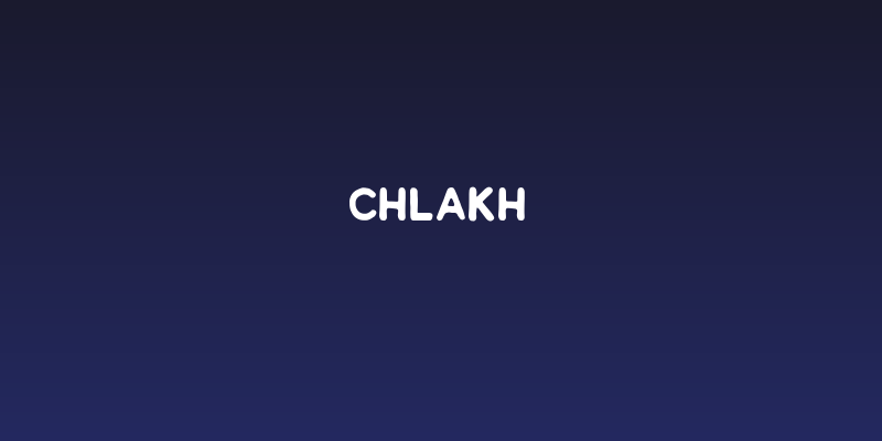 Chlakh Social Header