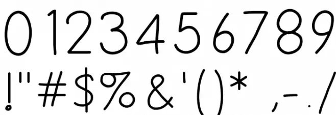 ChloOuiOui Font OTHER CHARS