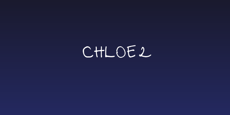 Chloe 2 Social Header