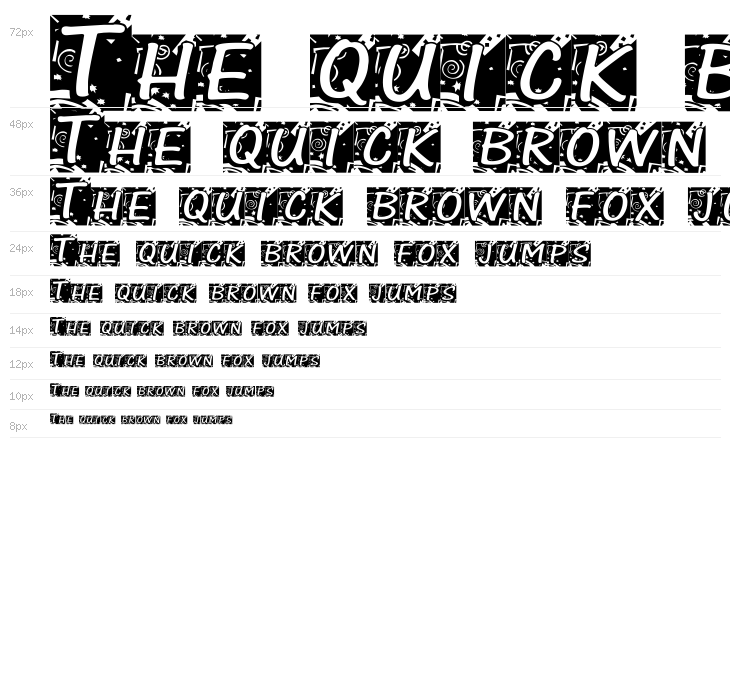 Chloe Confetti Waterfall