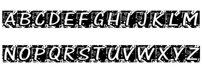 Chloe Confetti Font LOWERCASE