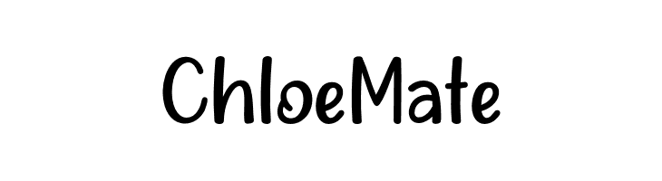Chloe Mate  font caratteri gratis