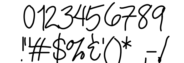 ChloesFont Font OTHER CHARS