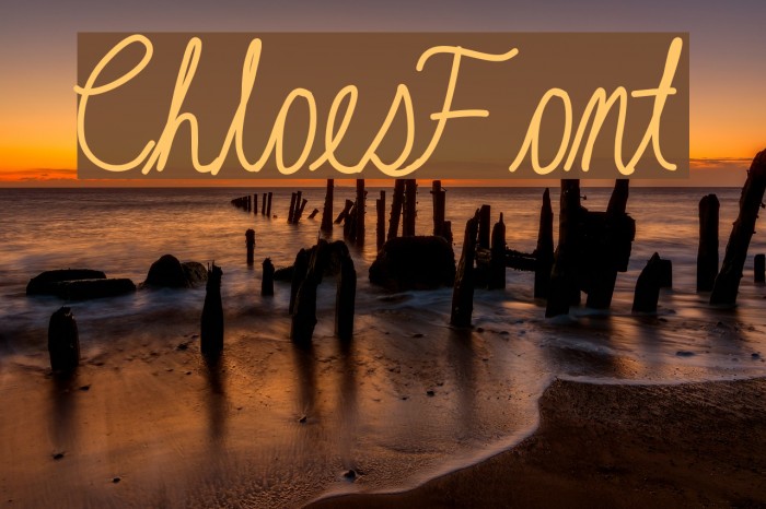 ChloesFont Font examples