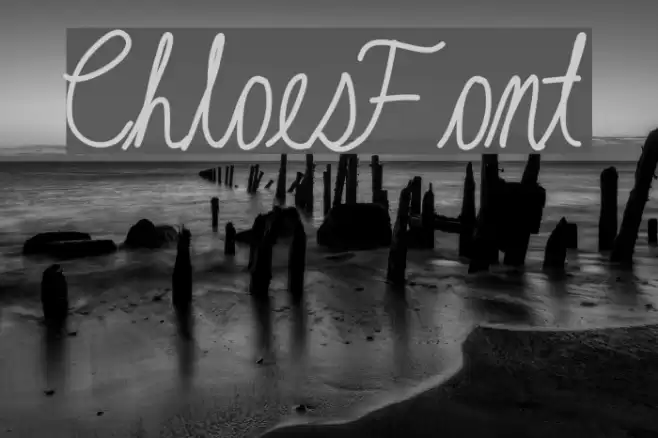 ChloesFont Font examples