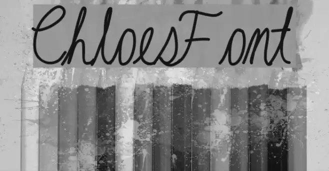 ChloesFont Font examples