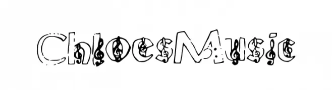 ChloesMusic  font caratteri gratis