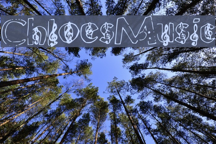 ChloesMusic Font examples