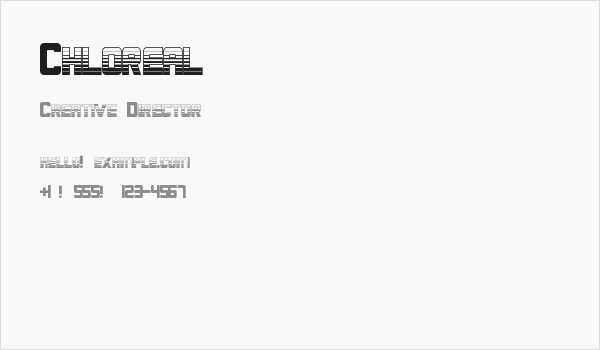 Chloreal Business Card