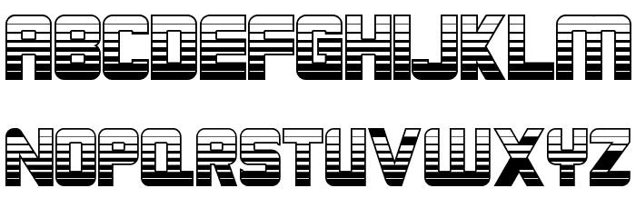 Chloreal Font LOWERCASE