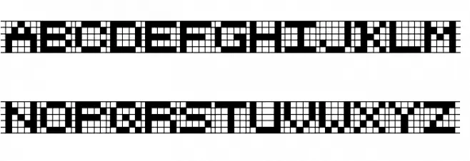 Chlorenuf Schriftart Groß