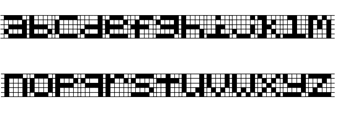 Chlorenuf Font LOWERCASE