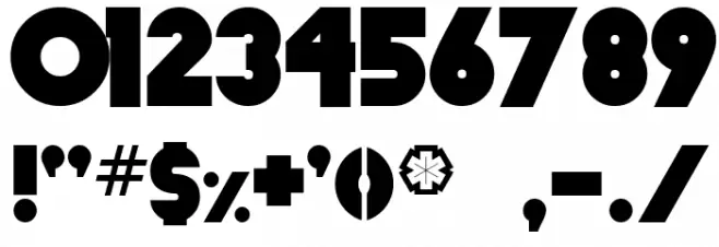 Chlorinap Font OTHER CHARS