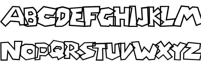 Chlorinap Font LOWERCASE