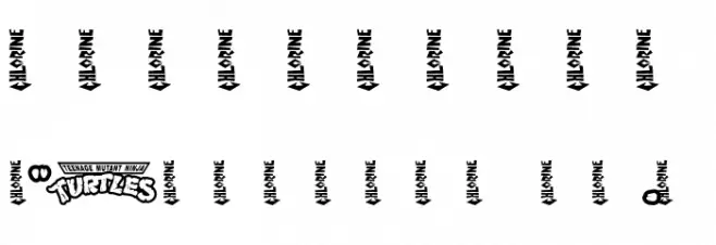 Chlorinar Font OTHER CHARS