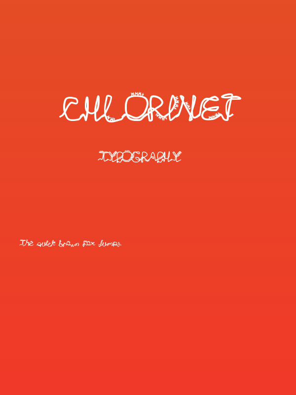 Chlorinej Poster
