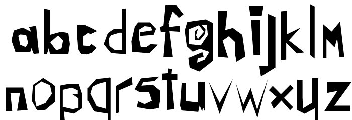 Chlorinez Font LOWERCASE