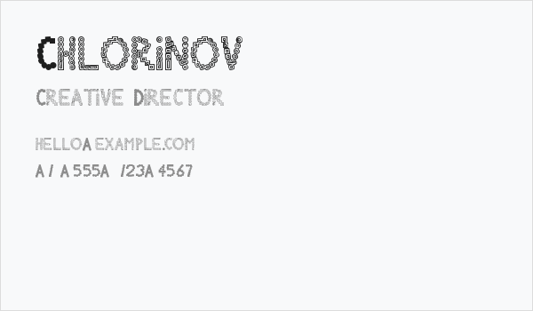 Chlorinov Business Card