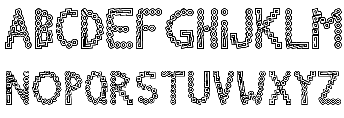 Chlorinov Font LOWERCASE