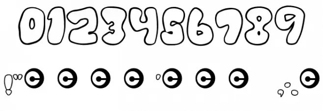 Chlorinuh Font OTHER CHARS