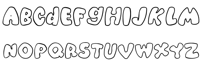 Chlorinuh Font LOWERCASE