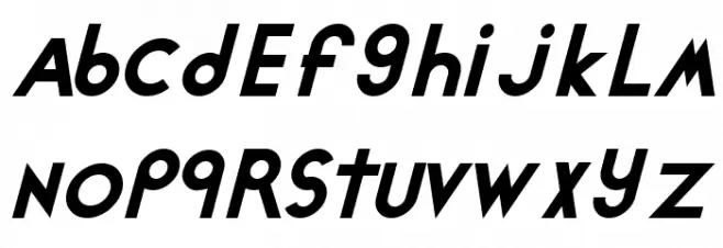 Chlorinut Schriftart Groß