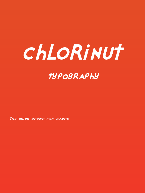Chlorinut Poster