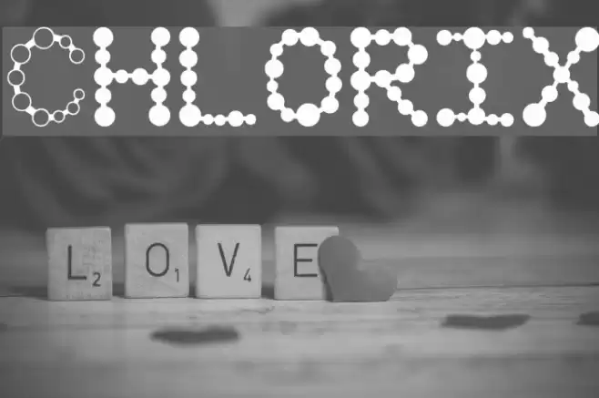 Chlorix Font examples